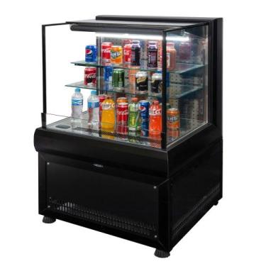 Imagem de CA1.0 - Balcão Auto Serviço Refrigerado Cortina de Ar 1,0m Preto - 220