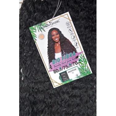 Imagem de Cabelo Orgânico Bio Fibra Anjo Plus Cor 1B - Fashion Classic