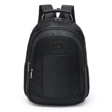 Imagem de Mochila Executiva Ozil Resistente Clássica Notebook Preta Reforçada-Masculino
