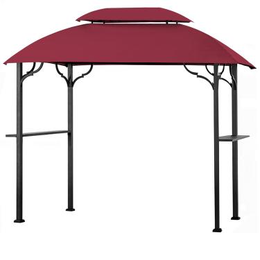 Imagem de SCOCANOPY Capa De Substituição Para Gazebo Com Grelha, Adequada Greenvail Paxton, Modelos A103001900, A111017200, 240084 (Borgonha)