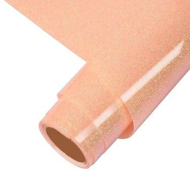 Imagem de TORC Rolo De Vinil Transferência Térmica Blush Glitter Htv 30,5 Cm X 1,5 M Para Camisetas E Artesanato
