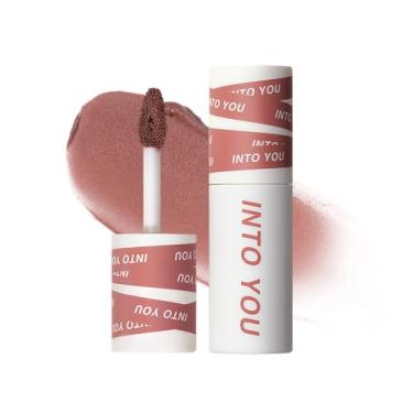 Imagem de INTO YOU Batom Matte, Super Duradouro, À Prova D'Água, Longa Duração, Alto Impacto, Com Textura Leve De Lama Labial, Dupla Utilização Para Lábios E Bochechas, Nude