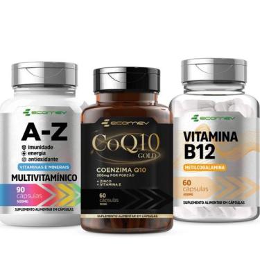 Imagem de Coenzima Q10 Gold 200Mg Multivitaminico Az B12 Metil Ecomev