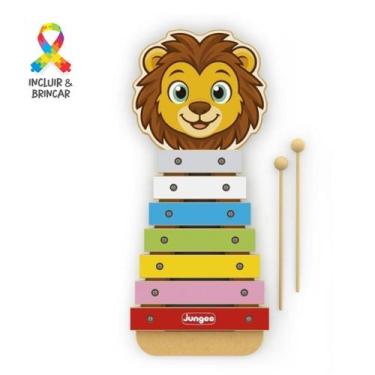 Imagem de Brinquedo Instrumento Pedagógico Educativo Xilofone Infantil - Junges