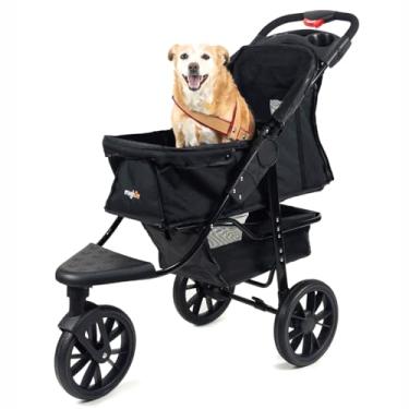 Imagem de Carrinho de passeio para Pet, animal de estimação, cachorro, cão, gato de grande porte até 25 Kg