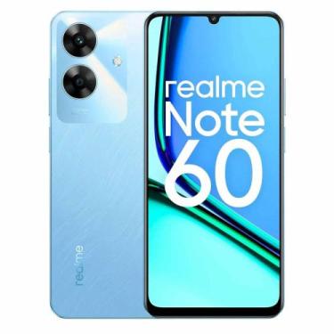 Imagem de Smartphone Realme Note 60 4G, 128GB, 4GB RAM, Tela 6,5 HD, Câmera 50MP