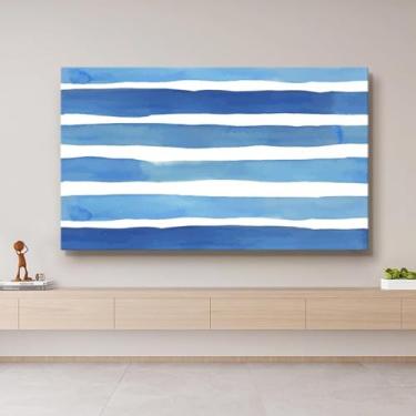 Imagem de Capa de TV 32-80 polegadas Capa de proteção contra poeira de TV montada na parede e mesa de trabalho Capa de decoração artística à prova de poeira protetor de tela sala de estar acessório de decoração