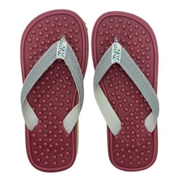 Imagem de Chinelo De Dedo Anabela Ortopédico Mundo Flex Confortável Para Esporão Macio Resistente Moderno