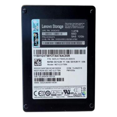 Imagem de Ssd Lenovo 1.6tb Sas 12gb 2,5 Storage Pn: 01dc472 Fru: 01dc474