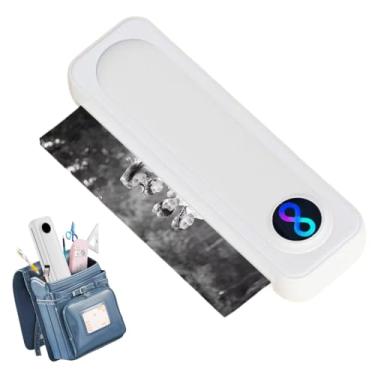 Imagem de Impressora A4 Bobina Bluetooth Portátil Printer Com 3 bobina