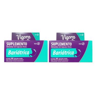 Imagem de Kit 2 Suplemento Alimentar Vigora Plus Bariátrica 60 Cáps