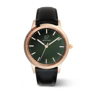 Imagem de Relógio de Luxo Masculino Clássico Analógico Casual 40mm New Port