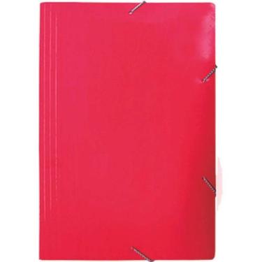 Imagem de Pasta com elástico A4 fina vermelho Papel Frama