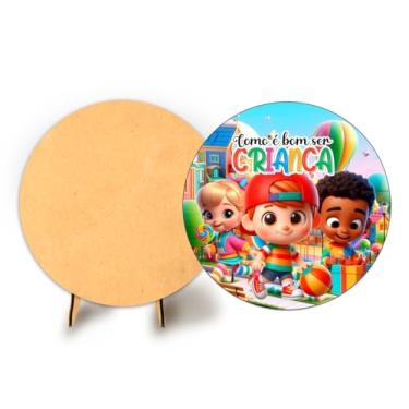 Imagem de Painel 50cm C/Elastico Dia das Crianças + Suporte MDF (CRI0015)