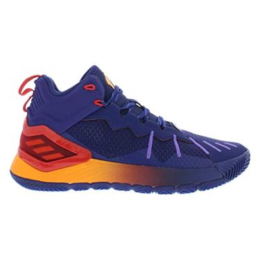 Imagem de adidas Tênis de basquete unissex adulto D Rose Son of Chi, Índigo/roxo/vermelho vívido, 13 Women/11.5 Men