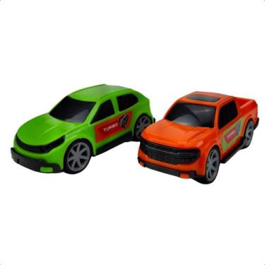 Imagem de Carrinho de Brinquedo BS Toys Infantil Veículo Duo Cars Esportivos Est