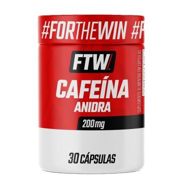 Imagem de Cafeína Anidra 200mg 30 Cápsulas FTW-Unissex