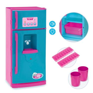 Imagem de Brinquedo Mini Geladeira Le Chef Som e Luz