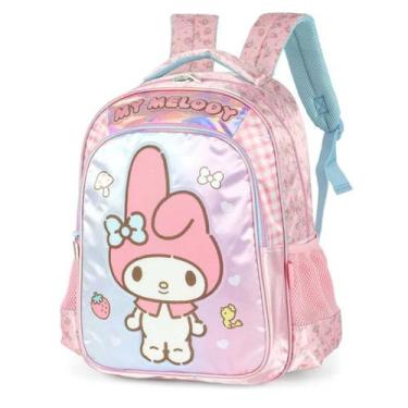 Imagem de Mochila de Costas Escolar My Melody Cinnamarroll Hello Kitty - Luxcel,
