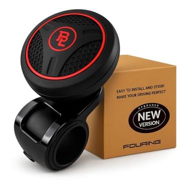 Imagem de Bl Silicon Black Platinum Power Handle Maçaneta para volante de carro Suicida Spinner Acessório Maçaneta para carro