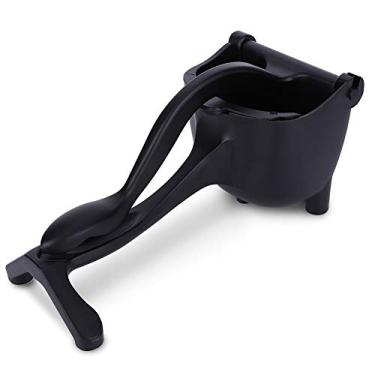Imagem de Pilipane Espremedor portátil de liga de alumínio para uso doméstico, laranja, limão, espremedor, espremedor, ferramenta de cozinha (preto)