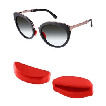 Imagem de Mryok Peças de nariz de substituição para óculos de sol Oakley Frogskins Range XL OO9503 / Frogskins Range XL Ajuste asiático OO9503A - Ajuste asiático vermelho