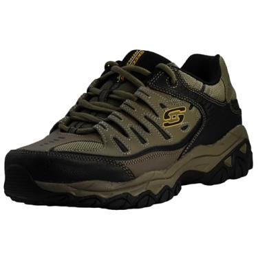 Imagem de Skechers Tênis masculino Afterburn M. Fit Fashion, Pebble/preto/seixo, 39