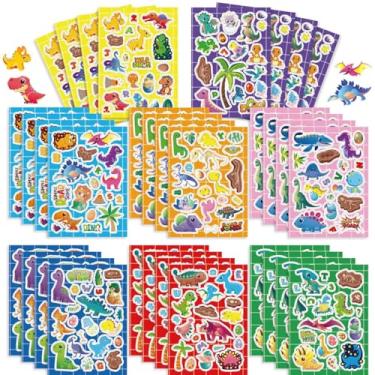 Imagem de Adesivos para crianças e crianças, 32 folhas, pacote variado, para scrapbooking, Bullet Journal, adesivos de vinil à prova d'água para suprimentos de festa, garrafas de água, mala de laptop