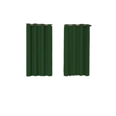 Imagem de Cortina Blackout 2,20m X 1,30m Quarto Sala Blackout PVC Corta A Luz (verde)