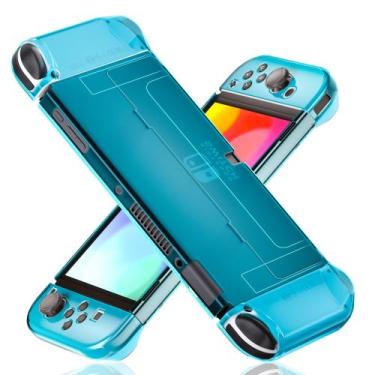 Imagem de Capa protetora FANPL Dockable Clear para Nintendo Switch OLED