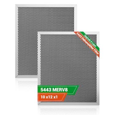 Imagem de 2 peças de filtro desumidificador 5443 adequado para desumidificadores de toda a casa, modelos 1830 1850 1852 e modelos de ventilação 8191 8192 filtro MERV 8 de substituição, 25,4 x 30,5 x 2,5 cm