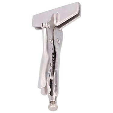 Imagem de Flat Head Locking Clamp, Aço Ajustável Flat Head Vise Locking Grip Alicate para Conectar Peças de Solda, Com Alça de Liberação Rápida e Labor Saving Lever 55# Steel Material,