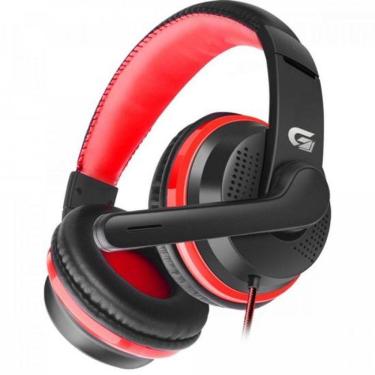 Imagem de Headset Gamer Spider Black Preto/vermelho Fortrek G