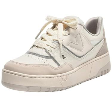 Imagem de Tênis Feminino Via Marte Casual Conforto Streetwear Bege 35