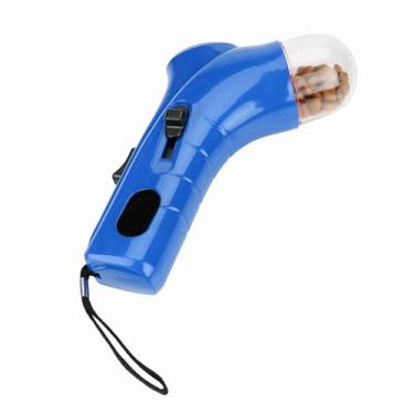Imagem de Tnfeeon Dispensador de Comida para Cães, Lançador Interativo de Petiscos para Animais de Estimação, Brinquedo Envolvente para Treinamento e Exercícios de Cães para Uso Interno e Externo (Azul)