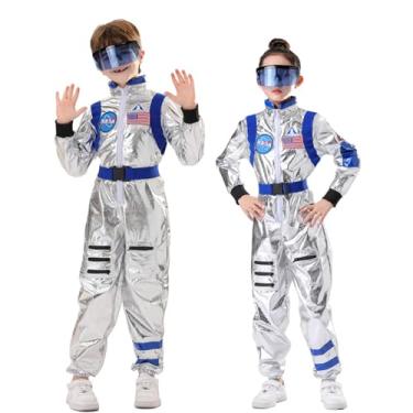 Imagem de OTUIZEM Astronaut Costume for Kids - Space Jumpsuit with Glasses, Kids Astronaut Halloween Costume for Cosplay