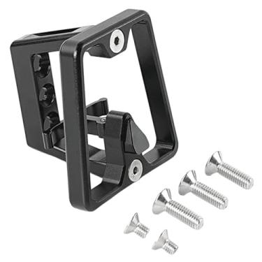 Imagem de KiBcsLic Suporte frontal para alforje, kit de modificação para bagageiro dianteiro, ajustável, em liga de alumínio, para bicicletas.