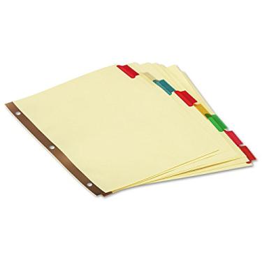 Imagem de Universal 20890 Índices de inserção estendida, cores sortidas, 8 abas, carta, polimento (caixa com 24 conjuntos)