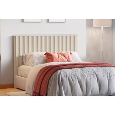 Imagem de Painel Cama Box Madeirado Cabeceira Vitoria Casal-queen Off White - Europa