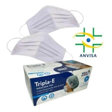 Imagem de Mascara tnt tripla-e branca volk