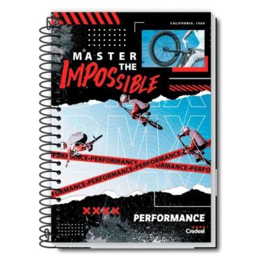Imagem de Caderno Espiral Universitário Capa Dura A4 1 Matéria 80 Folhas Performance Credeal Estampa 1