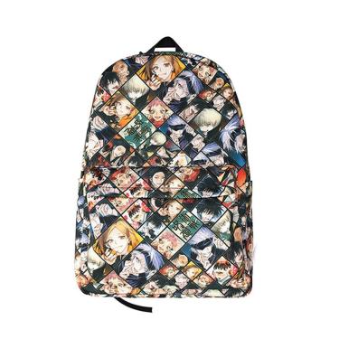 Imagem de Mochila escolar infantil Jujutsus Kaisens 3 PU 33x17x45cm