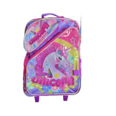 Imagem de Mochila rodinha inf. unicornio grande 43cm uni-2468 - ESM