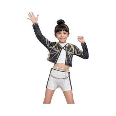 Imagem de Fantasia De Cosplay Para Crianças Anime Kpop Demon Hunter Rumi Zoey Mi