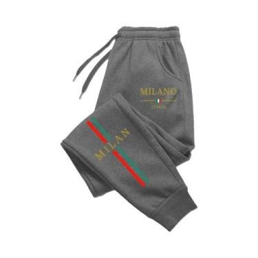 Imagem de Calças Jogger Impressas Da Cidade De Milão Para Homens E Mulheres, Out