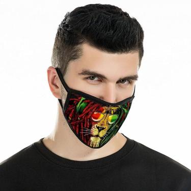 Imagem de Máscara facial Halloween Lion com impressão 3D respirável e reutilizável