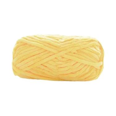 Imagem de Fio De Lã De Veludo Super Macio 100g Material De Tricô Grosso Para Cha