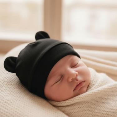 Imagem de Gorro para bebês recém-nascidos Preemie chapéus para meninos outono inverno recém-nascido hospitalar chapéus para meninas 0-6 meses