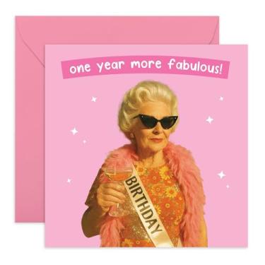 Imagem de Cartão de aniversário Fabulous Women – Presentes para ela, mãe, esposa, avó, avó, noivo, namorada, irmã, tia, amigas, melhores amigas, melhores amigas, colegas de trabalho – Sassy, Confident & Fun