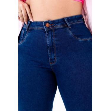 Imagem de Calça Jeans Plus com Cinta Modeladora e Lycra. - G68, 52